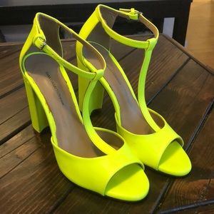 Zara neon heels